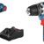 Bosch Professional 12V System Akku-Bohrschrauber GSR 12V-15 FC (inkl. 2x2.0 Ah Akku, Ladegerät GAL 12V-40, 4x Aufsätze, L-BOXX 102) - 1