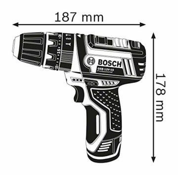 Bosch Professional 12V System Akku Schlagbohrschrauber GSB 12V-15 (ohne Akkus und Ladegerät, im Karton) - 3