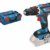 Bosch Professional 18V System Akku-Bohrschrauber GSR 18V-60 FC (inkl. Bohrfuttervorsatz, ohne Akkus und Ladegerät, in L-BOXX) - FlexiClick System - 1