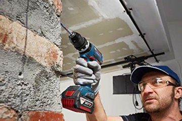 Bosch Professional 18V System Akku Schlagbohrschrauber GSB 18V-60 C (max. Drehmoment (weich/hart): 31/60 Nm, inkl. 2x4.0 Ah ProCORE18V Akku, Ladegerät GAL 18 V-40, L-BOXX) - 5