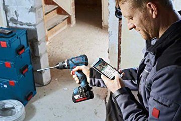 Bosch Professional 18V System Akku Schlagbohrschrauber GSB 18V-60 C (max. Drehmoment (weich/hart): 31/60 Nm, inkl. 2x4.0 Ah ProCORE18V Akku, Ladegerät GAL 18 V-40, L-BOXX) - 7
