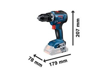 Bosch Professional Akkuschrauber GSR 18V-55 (ohne Akku, 18 Volt System, max. Drehmoment: 55 Nm, im Karton) - 2