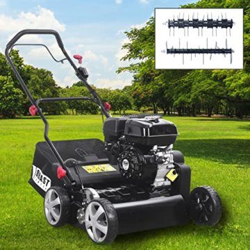 BRAST Benzin Vertikutierer 3,6kW(4,9PS) - 4,2kW(5,7PS) 38-42cm Arbeitsbreite 50L Fangkorb viele Modelle für kleine bis sehr große Rasenflächen BRB-RV-42212 - 7