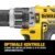DeWalt Akku-Schlagbohrschrauber/ Akkuschrauber (18 Volt, 15-stufiges Drehmomentmodul, 13 mm Schnellspann-Bohrfutter, LED-Arbeitslicht, inklusive Zubehör) DCD796D2 - 5