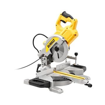 DeWalt Paneelsäge/ Kreissäge (1800 Watt, verschiebbarer Werkstückanschlag, XPS-Schnittlinienanzeige, Posaunenauszug mit SKF Gleit- und Kugellagern, Spindelarretierung) DWS777 - 3
