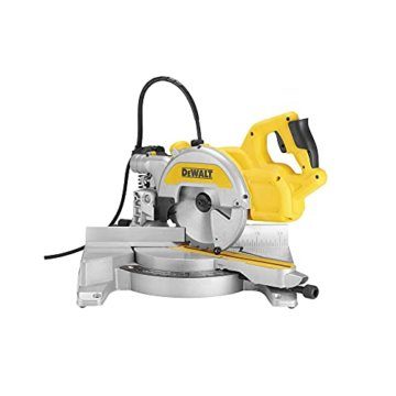 DeWalt Paneelsäge/ Kreissäge (1800 Watt, verschiebbarer Werkstückanschlag, XPS-Schnittlinienanzeige, Posaunenauszug mit SKF Gleit- und Kugellagern, Spindelarretierung) DWS777 - 4