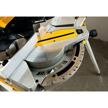 DeWalt Tisch-, Kapp- und Gehrungssäge/ Kombisäge (1,600 Watt, 305 mm Sägeblatt-ø, für den Langzeiteinsatz geeignet, Staubabsaugung, höhenverstellbar, inkl. Zubehör) D27113 - 12