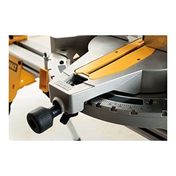 DeWalt Tisch-, Kapp- und Gehrungssäge/ Kombisäge (1,600 Watt, 305 mm Sägeblatt-ø, für den Langzeiteinsatz geeignet, Staubabsaugung, höhenverstellbar, inkl. Zubehör) D27113 - 9