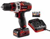 Einhell Akku-Bohrschrauber TE-CD 12/1 Li (Li-Ion, 12 V, 2-Gang-Getriebe, Drehzahl-Elektronik, LED-Beleuchtung, robustes Metallgetriebe, inkl. 45-Min.-Ladegerät + 2,0 Ah-Akku) - 1