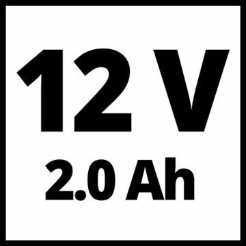 Einhell Akku-Bohrschrauber TE-CD 12/1 X-Li (1x2,0Ah) (Li-Ion, 12 V, 2-Gang-Getriebe, abnehmbares Bohrfutter, Drehzahl-Elektronik, LED-Beleuchtung, Softgrip, inkl. 2,0 Ah-Akku und 45-Min.-Ladegerät) - 10