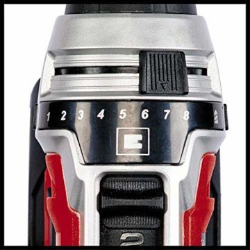 Einhell Akku-Bohrschrauber TE-CD 18 Li E - Solo Power X-Change (Lithium Ionen, 2-Gang-Getriebe, 9 Stufen mit elektronischer Drehmomentvoreinstellung, Schnellspannbohrfutter, ohne Akku und Ladegerät) - 4