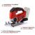 Einhell Akku-Stichsäge TE-JS 18/80 Li-Solo Power X-Change (18 V, max. 80 mm Schnitttiefe, 4-Stufen Pendelhub, Absaugadapter, Parallelanschlag, LED-Licht, ohne Akku) - 3