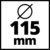 Einhell Akku-Winkelschleifer TE-AG 18/115 Li-Solo Power X-Change (18 V, 115 mm Scheibendurchmesser, 28 mm Schnitttiefe, Softstart, ohne Trennscheibe, ohne Akku) - 12