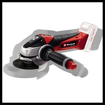 Einhell Akku-Winkelschleifer TE-AG 18/115 Li-Solo Power X-Change (18 V, 115 mm Scheibendurchmesser, 28 mm Schnitttiefe, Softstart, ohne Trennscheibe, ohne Akku) - 5