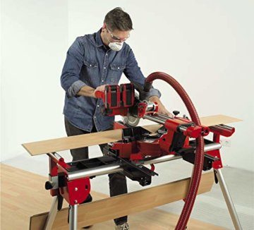 Einhell Akku-Zug-Kapp-Gehrungssäge TE-SM 36/210 Li - Solo Power X-Change (Lithium-Ionen, leichtgängige Zugfunktion, Schnittlinien-Laser, ohne Akku und Ladegerät) - 3