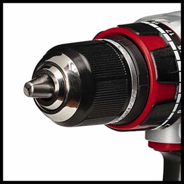 Einhell Akkuschrauber TE-CD 18 Li Brushless Solo Power X-Change (Li-Ion, Rot, 18 V, 2 Gang, 60Nm/Brushless/ohne Akku, LED Licht und Ladegerät) - 10