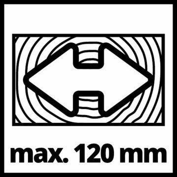 Einhell Kapp-Gehrungssäge TC-MS 2112 (max. 1.600 W, 5.000 min-1, hochwertiges HM-bestücktes Sägeblatt, Drehtisch mit Winkeleinstellung 45° links/rechts), Rot - 14