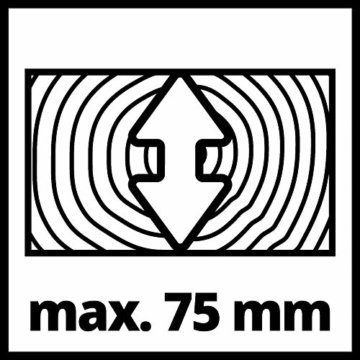 Einhell Kapp Gehrungssäge TC-MS 2513 L (1600 W, Sägeblatt Ø 250 mm, Schnittbreite 130 mm, schwenkbarer Sägekopf, Laser) - 11