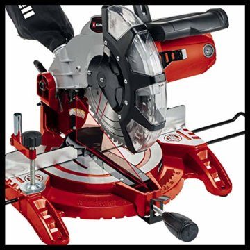 Einhell Kapp Gehrungssäge TC-MS 2513 L (1600 W, Sägeblatt Ø 250 mm, Schnittbreite 130 mm, schwenkbarer Sägekopf, Laser) - 3