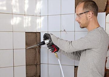 Einhell Kompressor TE-AC 400/50/10 V (2.200 W, 10 bar, 50 L, Ansaugleistung 400 l/min, Druckminderer, 2 Manometer & 2 Schnellkupplungen, vibrationsgedämpfte Standfüße, große Räder, Transportbügel) - 2