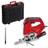 Einhell Stichsäge TE-JS 100 (750 W, max. 100 mm, 45° Schrägschnitt, Hubzahlregelung, 4-Stufen Pendelhub, Absaugadapter, Parallelanschlag, LED-Licht, Koffer) - 1