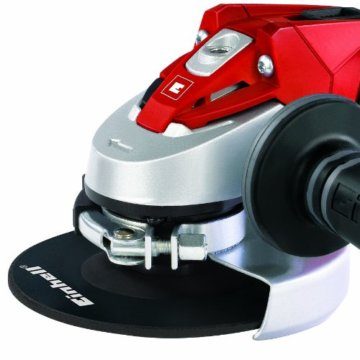 Einhell TE-AG 125/750 Winkelschleifer, 750 W, Scheiben-Ø 125 mm, Schlüssel im Zusatzhandgriff, ohne Trennscheibe, Rot, Schwarz - 2