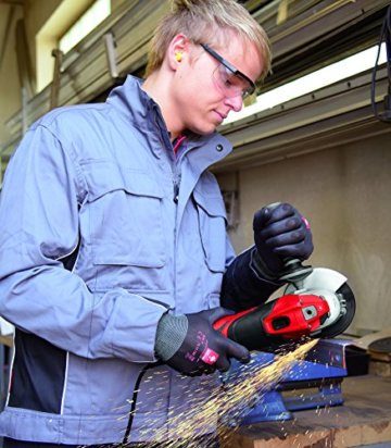 Einhell TE-AG 125/750 Winkelschleifer, 750 W, Scheiben-Ø 125 mm, Schlüssel im Zusatzhandgriff, ohne Trennscheibe, Rot, Schwarz - 9