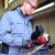 Einhell TE-AG 125/750 Winkelschleifer, 750 W, Scheiben-Ø 125 mm, Schlüssel im Zusatzhandgriff, ohne Trennscheibe, Rot, Schwarz - 9