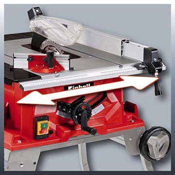 Einhell Tischkreissäge TE-TS 2025 UF (2000 W, Sägeblatt Ø250 x Ø30 mm, max. Schnitthöhe 78 mm, Tischgröße 645 x 455 mm) - 6