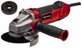 Einhell Winkelschleifer TE-AG 125/1010 CE Q (1010 Watt, Schnellspannmutter, elektr. Drehzahleinstellung, flacher Metallgetriebekopf, Scheibenschutz, ohne Trennscheibe) - 1