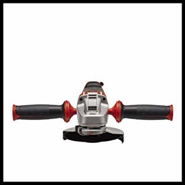Einhell Winkelschleifer TE-AG 125/1010 CE Q (1010 Watt, Schnellspannmutter, elektr. Drehzahleinstellung, flacher Metallgetriebekopf, Scheibenschutz, ohne Trennscheibe) - 7