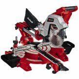 Einhell Zug-Kapp-Gehrungssäge TE-SM 254 Dual (2.100 W, Zugfunktion, Laser, Winkeleinstellung m. Schnellverstellung, Spindle-Lock, Spannvorrichtung, inkl. Hartmetall-Sägeblatt) - 1