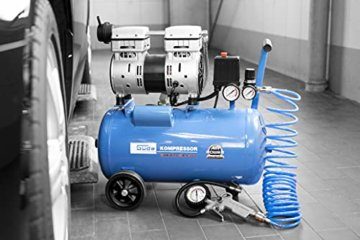 Güde 50136 Kompressor Airpower 150/8/24 Silent (Doppelkolbenaggregat Direktgetrieben, 0,75 kW, 230V, ölfrei, 8 bar) - 6