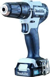 Makita HP333DSAW Akku-Schlagbohrschrauber 12V max. in weiß/2,0 Ah, 1 Akku + Ladegerät in Transportkoffer - 1
