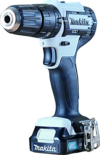 Makita HP333DSAW Akku-Schlagbohrschrauber 12V max. in weiß/2,0 Ah, 1 Akku + Ladegerät in Transportkoffer - 1