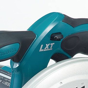Makita Li -Ionen Akku-Kreissäge, nur Gehäuse, DSS611Z [Energieklasse A], 1 Stück, Blau, Silber, 12 x 200 mm - 7