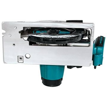 Makita Li -Ionen Akku-Kreissäge, nur Gehäuse, DSS611Z [Energieklasse A], 1 Stück, Blau, Silber, 12 x 200 mm - 8