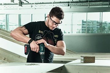 Metabo 602116530 Akku-Bohrschrauber BS 18 Li 18V, 2x 2Ah Li-Ion Akkus, inklu. Ladegerät, im Koffer, max. Drehmoment: 24Nm (weich)/ 48Nm (hart), Bohr-Ø: 10mm (Stahl)/ 20mm (Weichholz) - 2