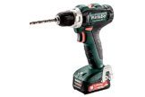 Metabo Akku-Bohrschrauber PowerMaxx BS 12 (601036500) 12V 2x Li-Ion; Ladegerät SC 30; metaBOX 118, Art des Akkupacks: Li-Ion , Akkuspannung: 12 V, Akkukapazität: 2 x 2 Ah - 1