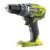RYOBI 18 V ONE+ Akku-Bohrschrauber R18DD3-215S (2-Gang-Getriebe, max. Drehmoment 50 Nm, Drehmomentstufen 24, Bohrfutter 13 mm, inkl. 2 x 1,5Ah Akku & Ladegerät in Werkzeugtasche) - 2