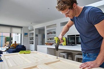 RYOBI 18 V ONE+ Akku-Bohrschrauber R18DD3-215S (2-Gang-Getriebe, max. Drehmoment 50 Nm, Drehmomentstufen 24, Bohrfutter 13 mm, inkl. 2 x 1,5Ah Akku & Ladegerät in Werkzeugtasche) - 4