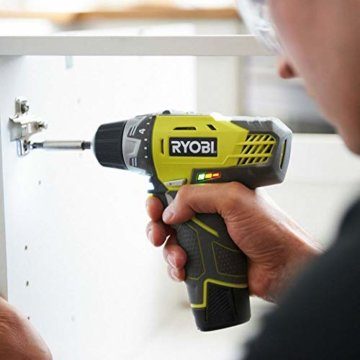 Ryobi 5133001802 2-Gang Akku-Kompaktschrauber Typ R12DD-LL13S, 12 V, Schwarz, Gelb - 3