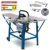 Scheppach Tischkreissäge TS310 | 400V Anschluss | 2800W Leistung | Sägeblatt Ø315mm | Schnitthöhe 83 mm | mit Tischverbreiterung, 2. Sägeblatt, Führungsschiene & Schiebeschlitten | schwenkbar bis 45° - 2