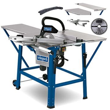 Scheppach Tischkreissäge TS310 | 400V Anschluss | 2800W Leistung | Sägeblatt Ø315mm | Schnitthöhe 83 mm | mit Tischverbreiterung, 2. Sägeblatt, Führungsschiene & Schiebeschlitten | schwenkbar bis 45° - 4