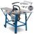 Scheppach Tischkreissäge TS310 | 400V Anschluss | 2800W Leistung | Sägeblatt Ø315mm | Schnitthöhe 83 mm | mit Tischverbreiterung, 2. Sägeblatt, Führungsschiene & Schiebeschlitten | schwenkbar bis 45° - 4