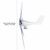 Wind AC Generator 800W Windgenerator Windturbinen Set zum Laden von Booten(blue, 48V) - 7