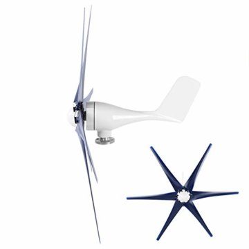 Wind AC Generator 800W Windgenerator Windturbinen Set zum Laden von Booten(blue, 48V) - 9