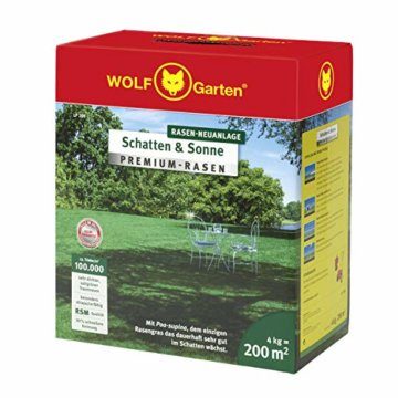WOLF Garten - Premium-Rasen Schatten & Sonne LP 200 m²; 3820050 - 1