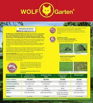 WOLF Garten - Premium-Rasen Schatten & Sonne LP 200 m²; 3820050 - 5