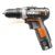 WORX WX128 Akkuschrauber 12V – Akkubohrschrauber Set zum Bohren und Schrauben – 2-Gang-Getriebe bis zu 25Nm – mit LED-Licht – Must-Have für Haushalt & Arbeit – mit Akku, Ladegerät & Koffer - 2